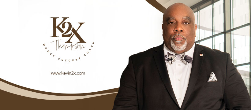 K2X Money Success Coach social banner featuring Kevin Thompson